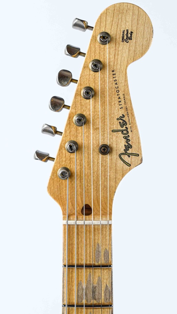 Fender Custom Shop 55 Stratocaster Relic Aged Vintage White